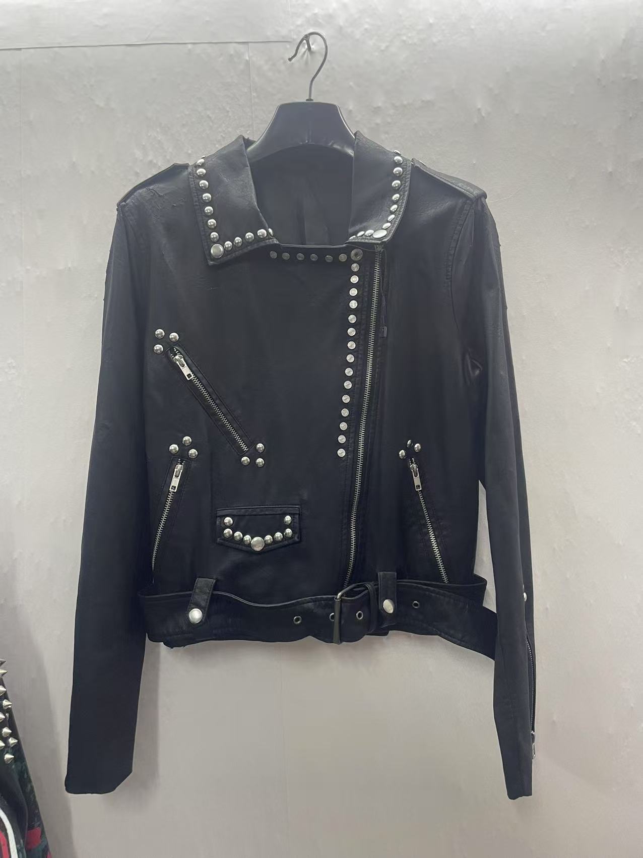 Rebel Harmony Women's PU Moto Jacket